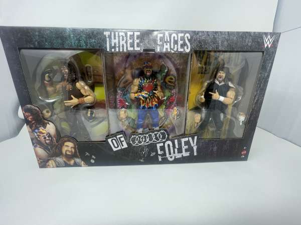 Mick Foley 3 Faces Action Figure Set