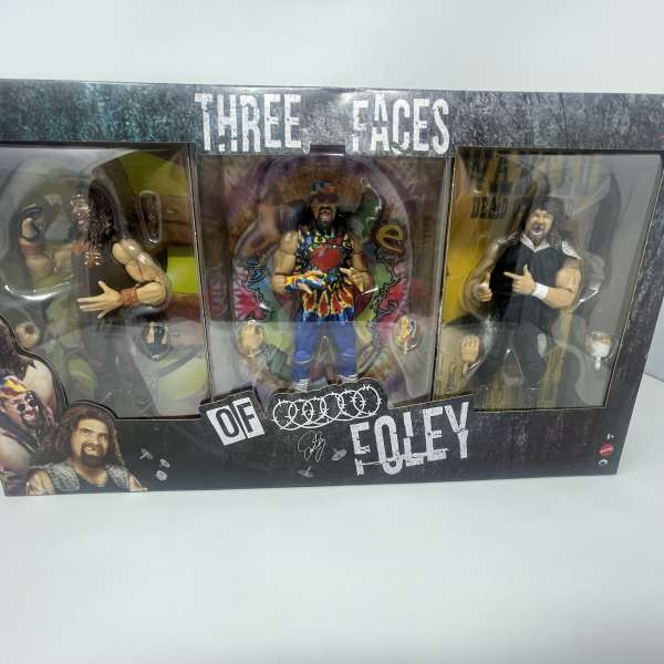 Mick Foley 3 Faces Action Figure Set