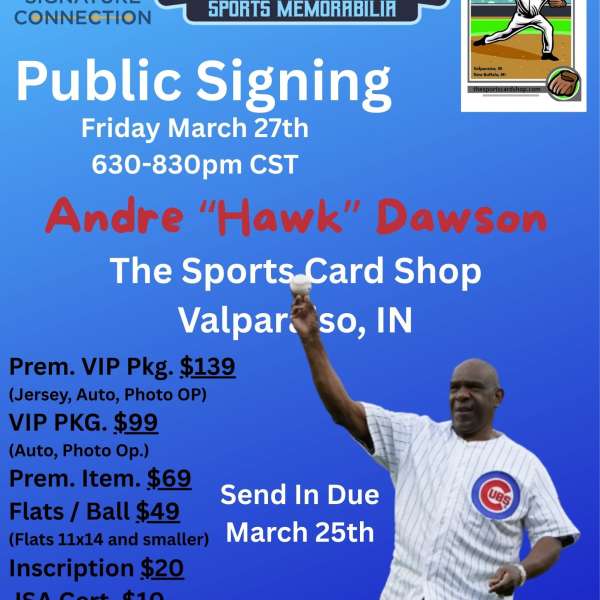 Flat / Balls Meet & Greet Package – Andre Dawson
