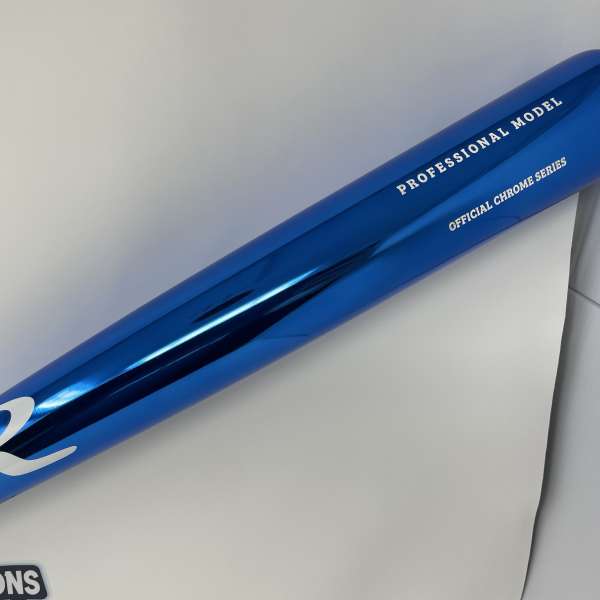 ROYAL BLUE CHROMED RAWLINGS 34" BAT