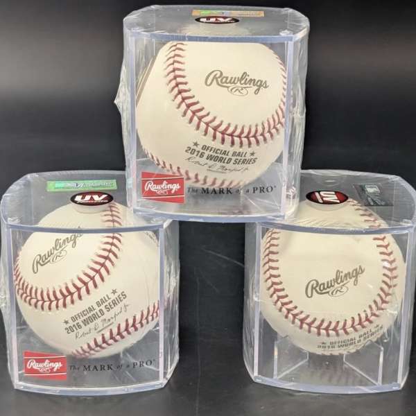 MLB RAWLINGS 2016 World Series Baseballs Chicago Cubs