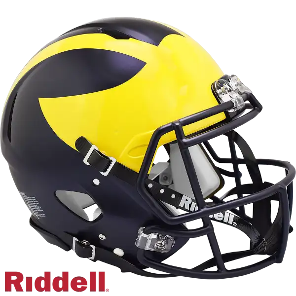 MICHIGAN WOLVERINES NCAA SPEED AUTHENTIC HELMET